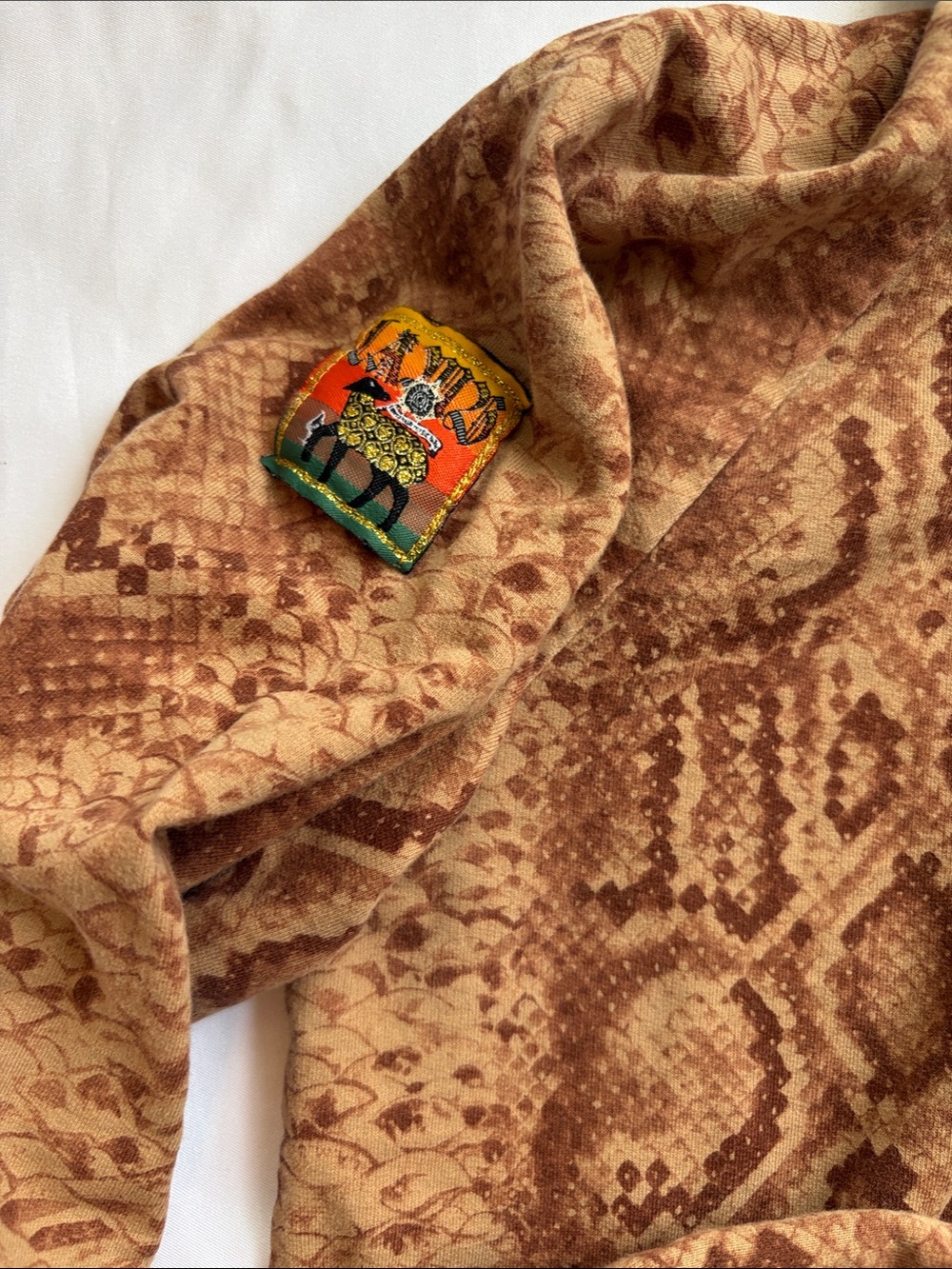 L.A.M.B. Snake-Print Zip Hoodie - Picture 2 of 5